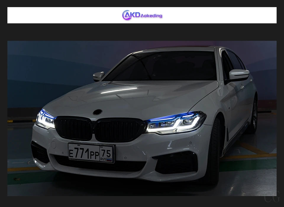 Car Styling Head Lamp for BMW 5 Series G30 Headlights 2017-2021 Headlight LED DRL Signal Projector Lens Automotive Accessories
