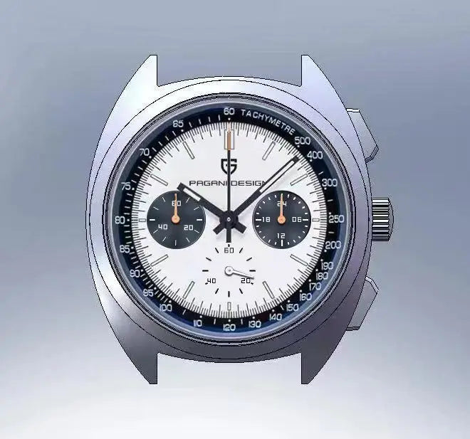 PAGANI DESIGN 2024 NEW Turtle Back Chronograph 1782 Watch for Man Fashion Men's Quartz Watch Luminous relogios masculino
