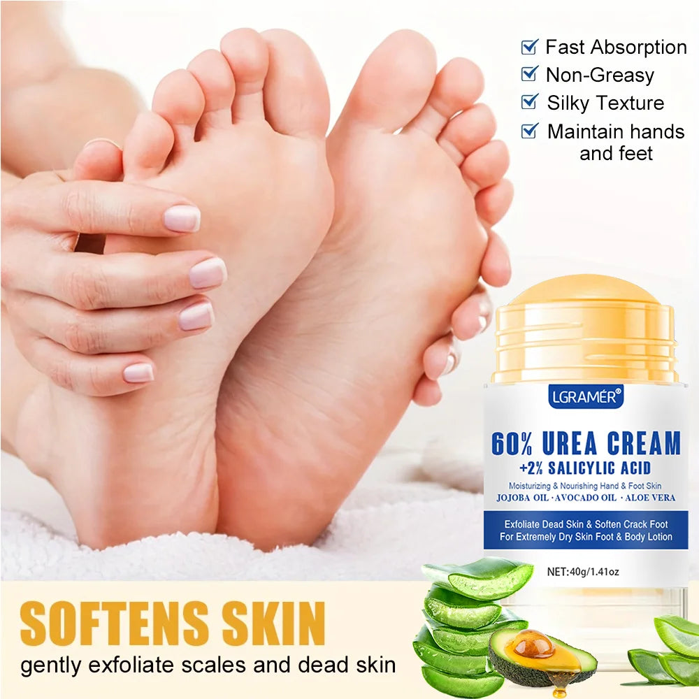 Dry Skin On Very Dry Cracked Heels 40g Urea Foot Cream Dry Cracked