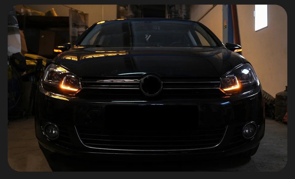 Car Lights for VW Golf6 Golf 6 MK6 Headlight 2009-2012 R20 GTI Head Lamp Drl Projector Lens Automotive Accessories
