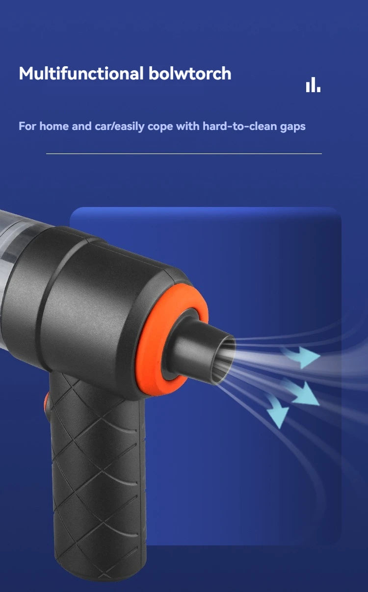 Ultra High Power Car Mounted Vacuum Cleaner Vehicle Wireless Portable Handheld Automobile Mini Vacuum Cleaner