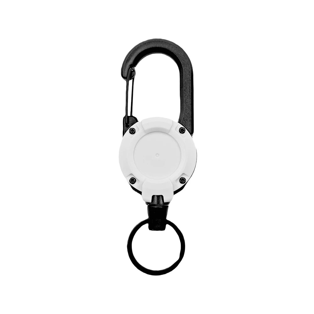 1/3Pcs Automatic Retractable Wire Rope Antitheft Easy-to-pull Buckle Rope Elastic Keychain Sporty Retractable Key Ring Anti Lost