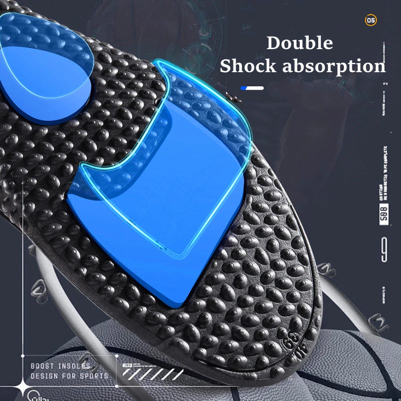 NEW Height Increase Templates Sports Shock Absorption Insoles for Feet Deodorant Orthopedic Insole for Shoes Men Women Shoe Sole