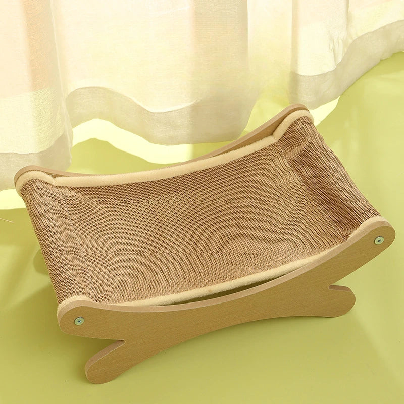 Pet Summer Rocking Chairs Beds Cats Dogs Adjustable and Detachable Solid Wood Comfortable Hammocks Hanging Baskets Pet Furniture