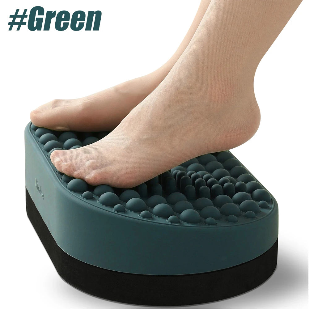1Pcs Foot Massager Under Desk Footrest,Foot Rest for Under Desk at Work with Massage,Foot Stool Under Desk