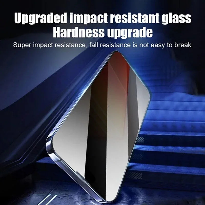 Oleophobic Coating Dust Free Installation Privacy Screen Protector For iPhone 13 11 12 14 15 16 Pro Max XS X XR 17 15 Plus Glass