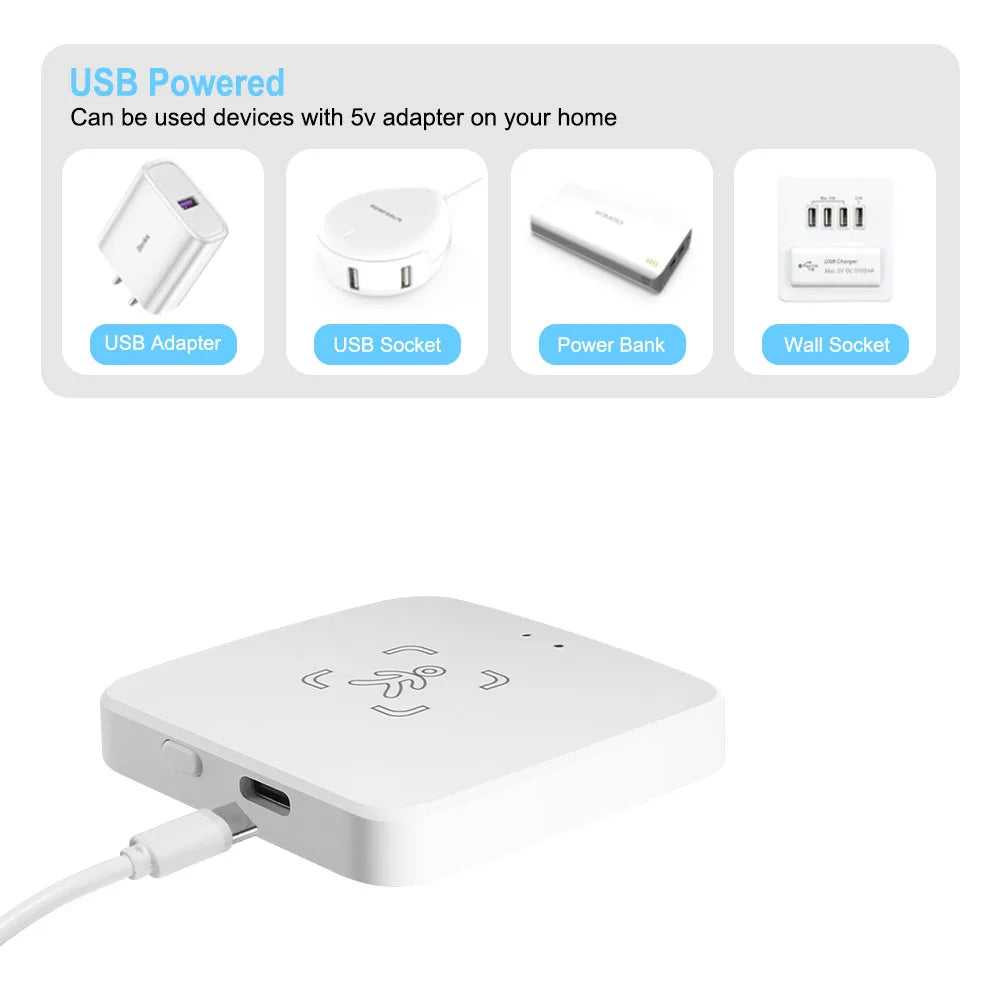 WiFi / Zigbee Smart Human Presence Sensor,Luminance/Distance Detection, Tuya Smart Life Home Automation,For Z2M Alexa, Google