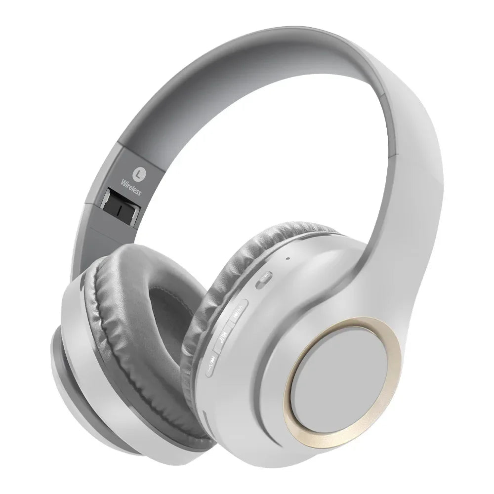 Headphones Bluetooth HIFI Wireless Stereo Over Ear Earphone Handsfree Headset Ear Buds Head Phone Headset For iPhone Xiaomi