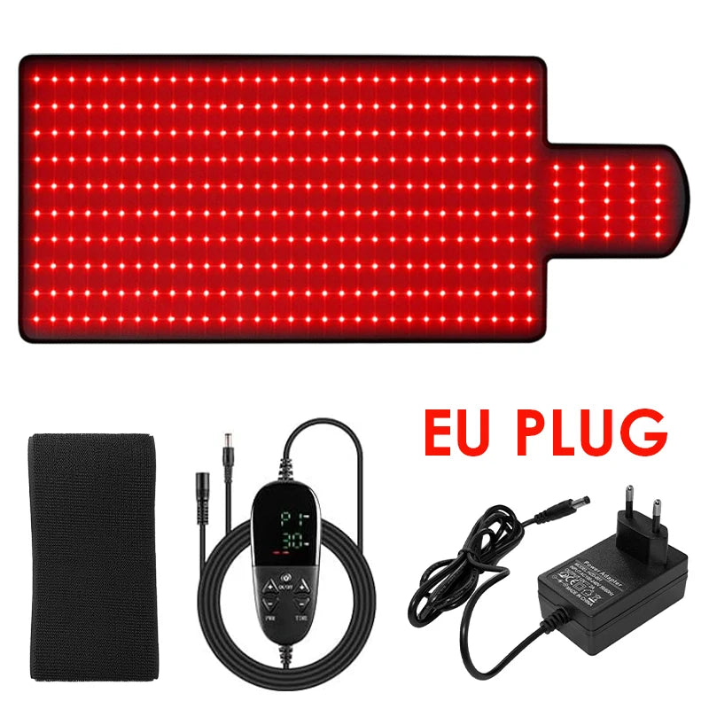 Red Infrared Light Therapy Pad skincare 325PCS 3 in1 LEDs far infrared Waist Back Shoulder Muscle Pain Yoga mat Relief Relax