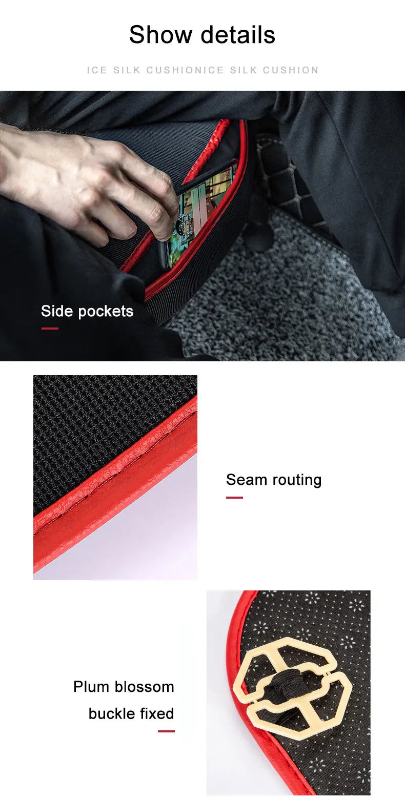 Car Four Seasons Half Surrounded By Ice Silk Cushion For Mercedes Smart 451 453 Fortwo Forfour Car Accessories Interior Styling