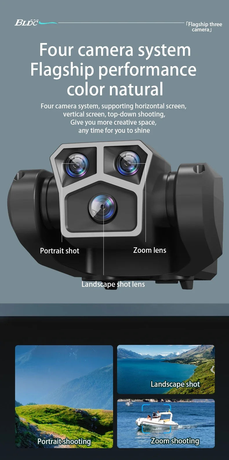 Hot Drone AE7 Pro Brushless Professional 8K HD Camera WIFI FPV Obstacle Avoidance Optical Flow RC Foldable Quadcopter Toys