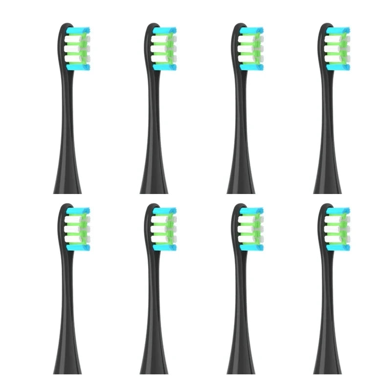 8 PCS Replacement Brush Heads for Oclean X/ X PRO/ Z1/ F1/ One/ Air 2 /SE/Flow DuPont Soft Suitable Vacuum Bristle Nozzles