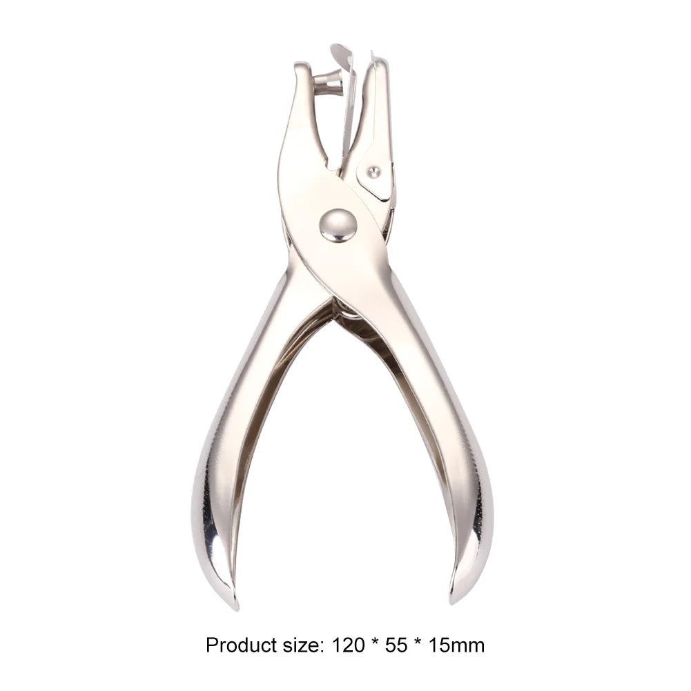 3/6mm Hole Puncher Portable Single Hole Punch Paper Material Scrapbooking Handheld Metal Craft Office Binding Supplies