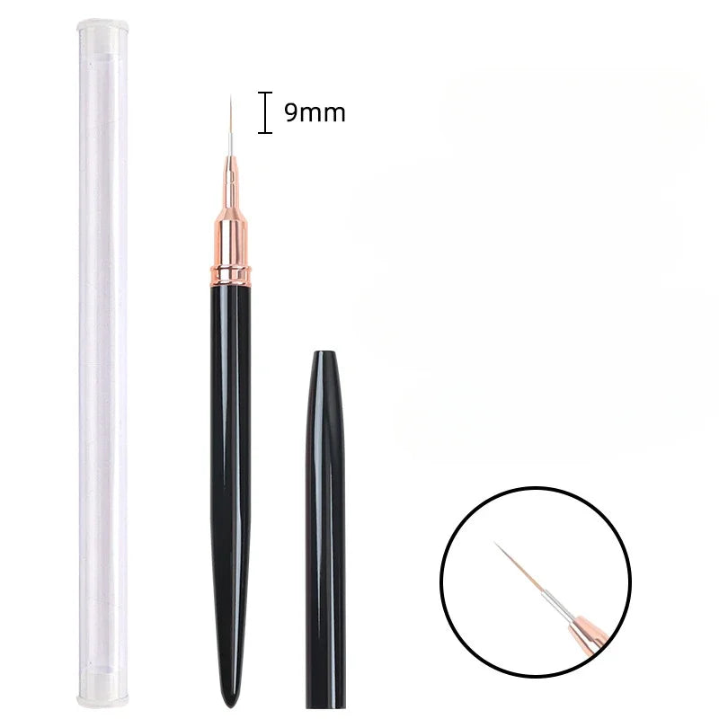 1/2pcs Professionnel Brushes Tools Nail Glue Phototherapy Pen UV Gel Brush Pen Acrylic Nail Art Painting Drawing Brush Manicure