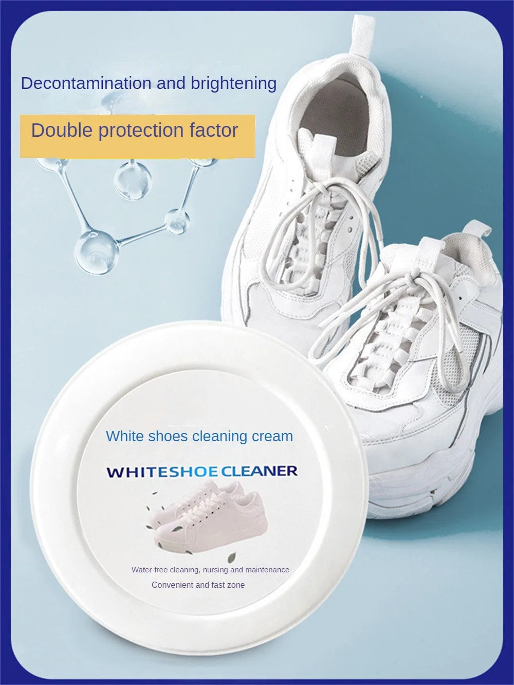 Multifunctional Clean Paste To Remove Stubborn Stains Household Wipe Small White Shoes Wash Free Cleaner Strong Decontamination
