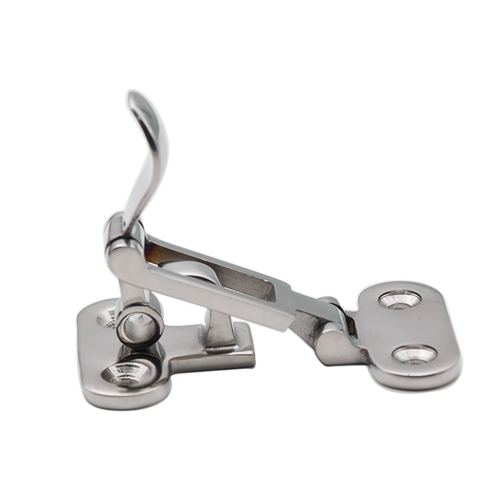 1pc Marine Boat Stainless Deck Lock Down Clamp Deck Hasp Locker Anti-Rattle Latch Fastener marine hardware laundry chute gate