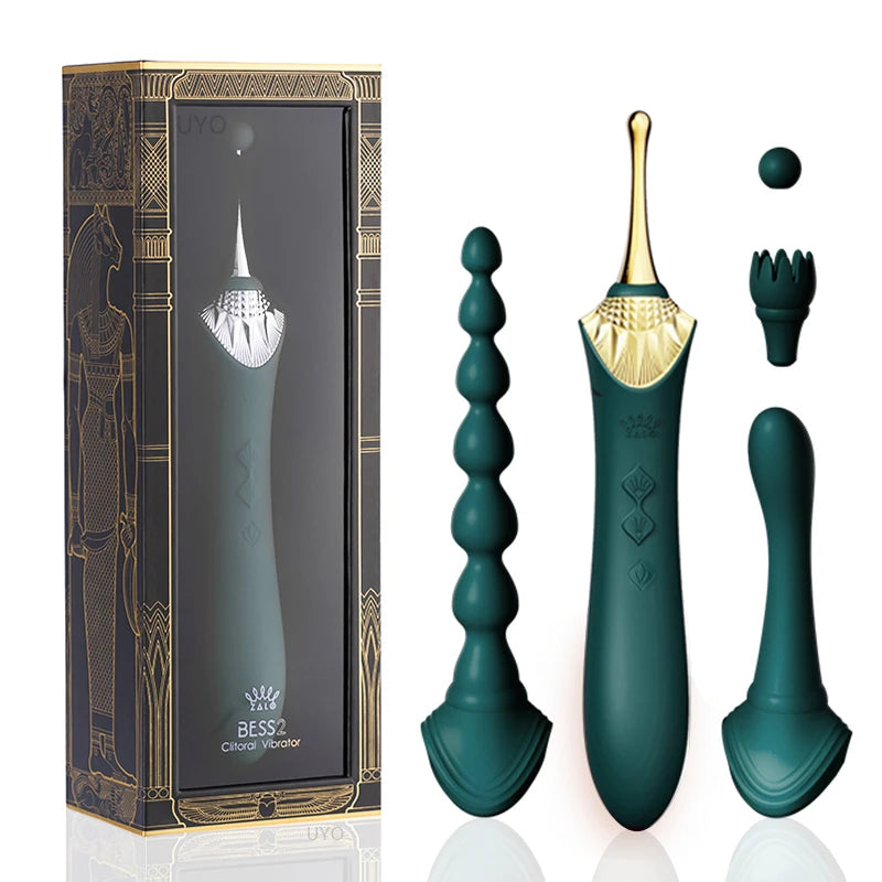 ZALO BESS 2.0 G-spot vibrator soft silicone clitoral stimulation usb Double motor Retro massager adult sex toys for women