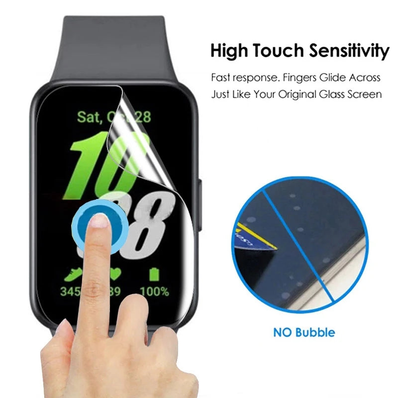 1-5PCS Hydrogel Film For Samsung Galaxy Fit 3 Clear HD Screen Protector Anti-Scratch for Galaxy Fit3 Protective Film Not Glass