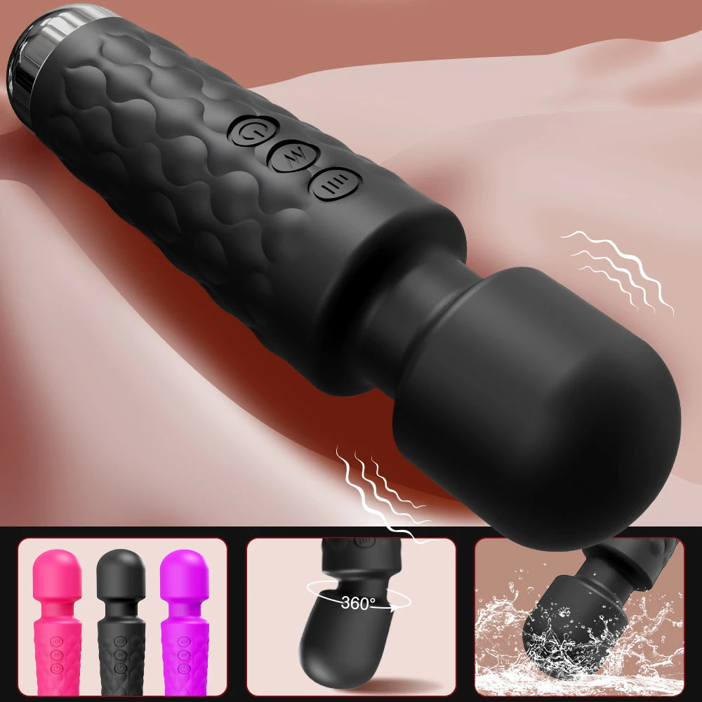 20 Speeds Vibrator Sex Toys for Woman Dildo Magic Wand Anal Clitoris Stimulator Wireless Vibrator Female Masturbator Sexy Toys