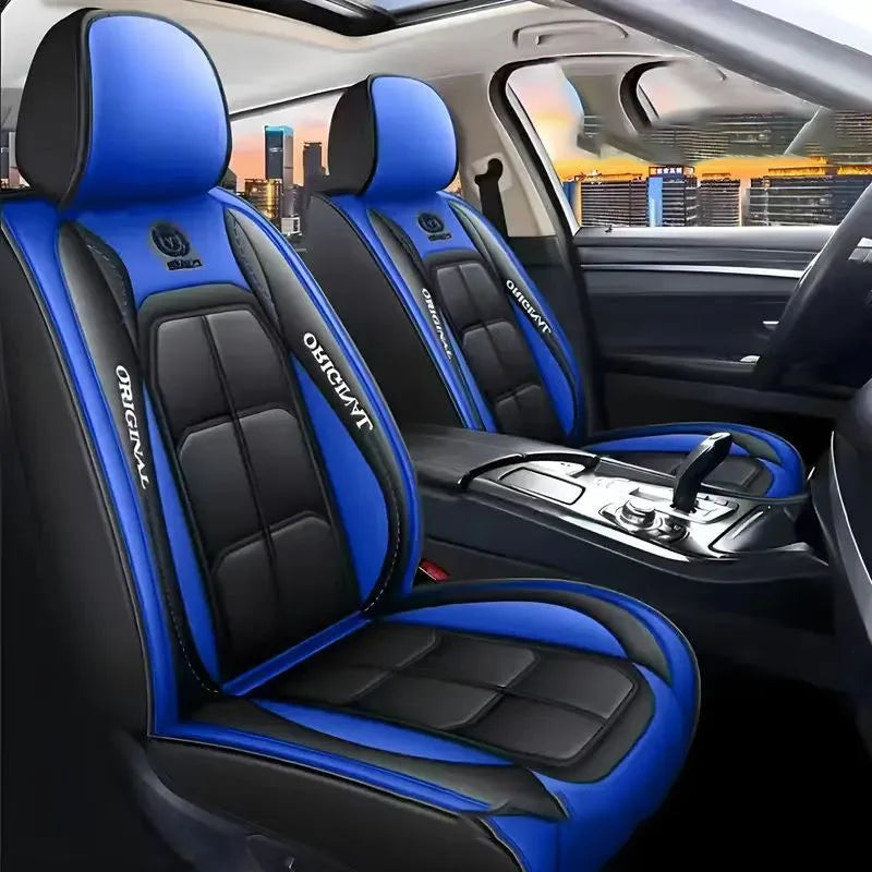 1pcs All inclusive seat cover full leather car seat cushion single seat driver and passenger seat cover all season universal pad