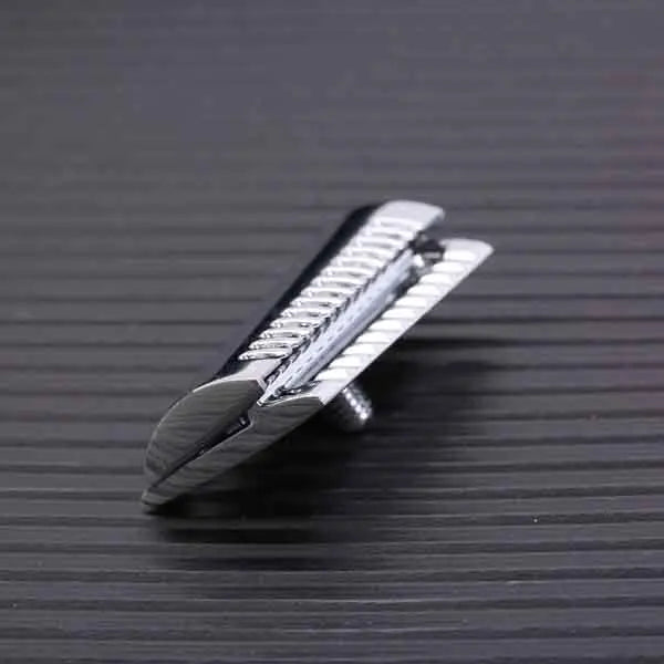 YAQI Top Aggressive Chrome Color Double-edged Mens Slant Safety Razor Head Replacement Accessory