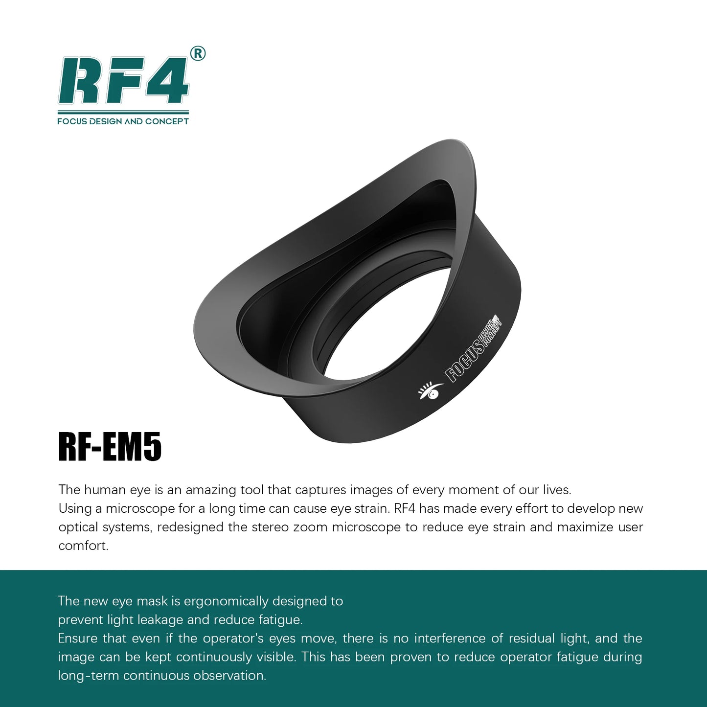 RF4 7-50X Trinocular Continuous Zoom Stereo Microscope WF10X/22mm Eyepiece Suitable for Mobile Phone PCB Welding Microscope Tool