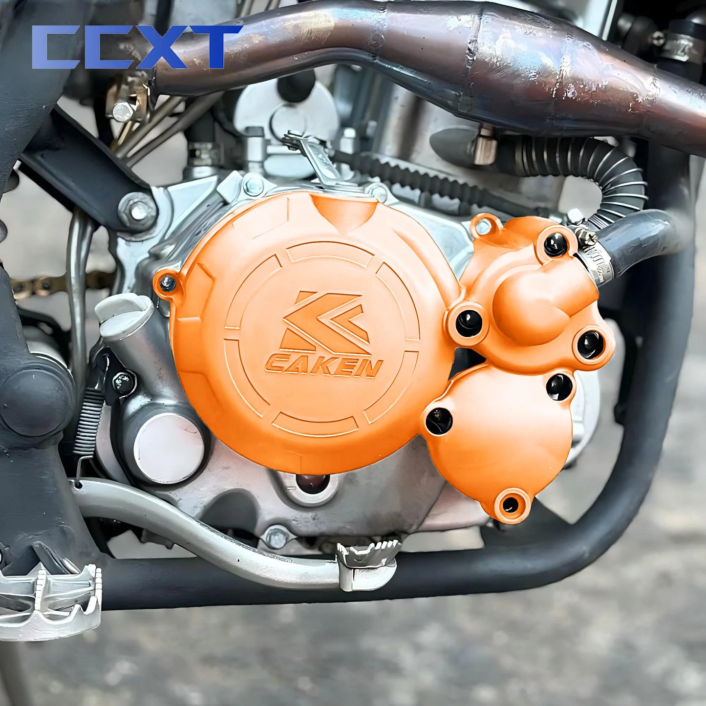 Motorcycle Clutch Guard Water Pump Cover Engine Ignition Protector For ZongShen NB300 CBS300 HENGJIAN ZUMA AJ1 KEWS GUIZUN Parts