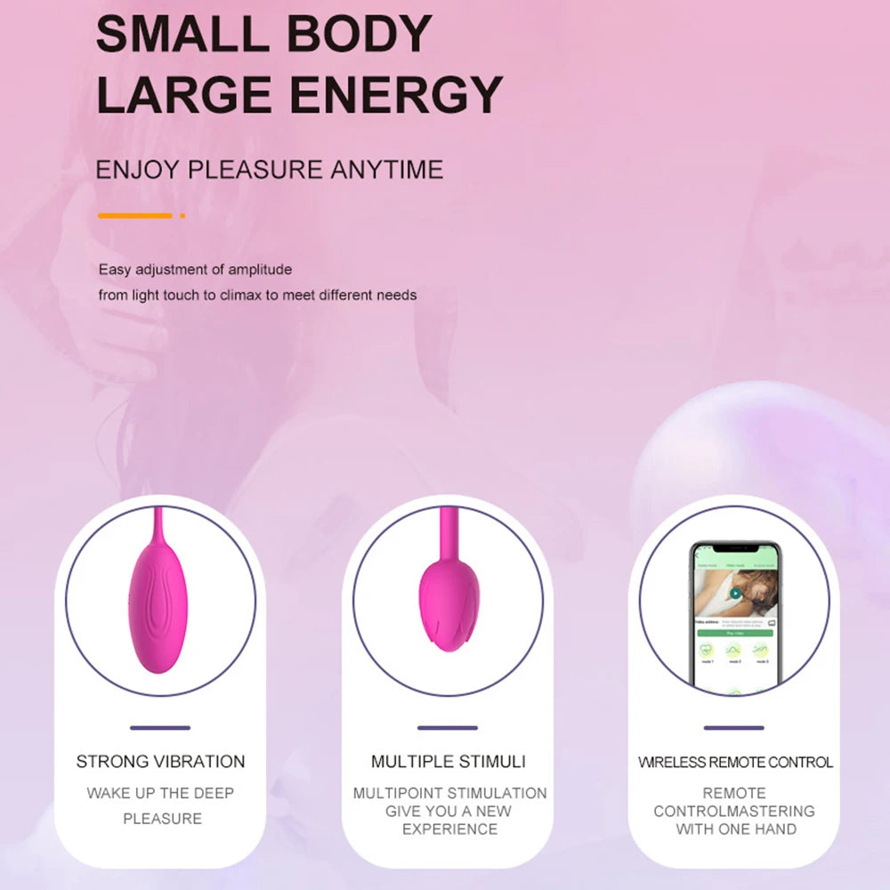 APP Control Vibrator Bluetooth Wireless Sex Toys for Women Wearable Rotate Vibrating Egg Kegel Ball G Spot Clit Female Panties