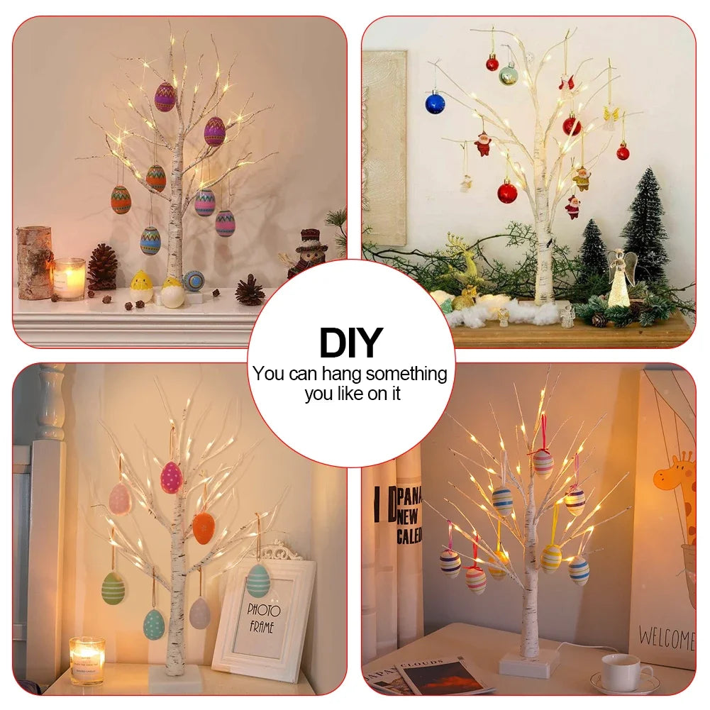 12Pcs Easter Egg Tree Pedant Foam Eggs Hanging Ornaments Easter Home Decoration 2024 Holiday Party Supplies Kids Gifts