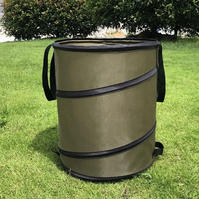 1 pack, Kangaroo Collapsible Garden Bag - Large Lawn and Leaf Container for Easy Lawn Care and Gardening - Durable and Convenien