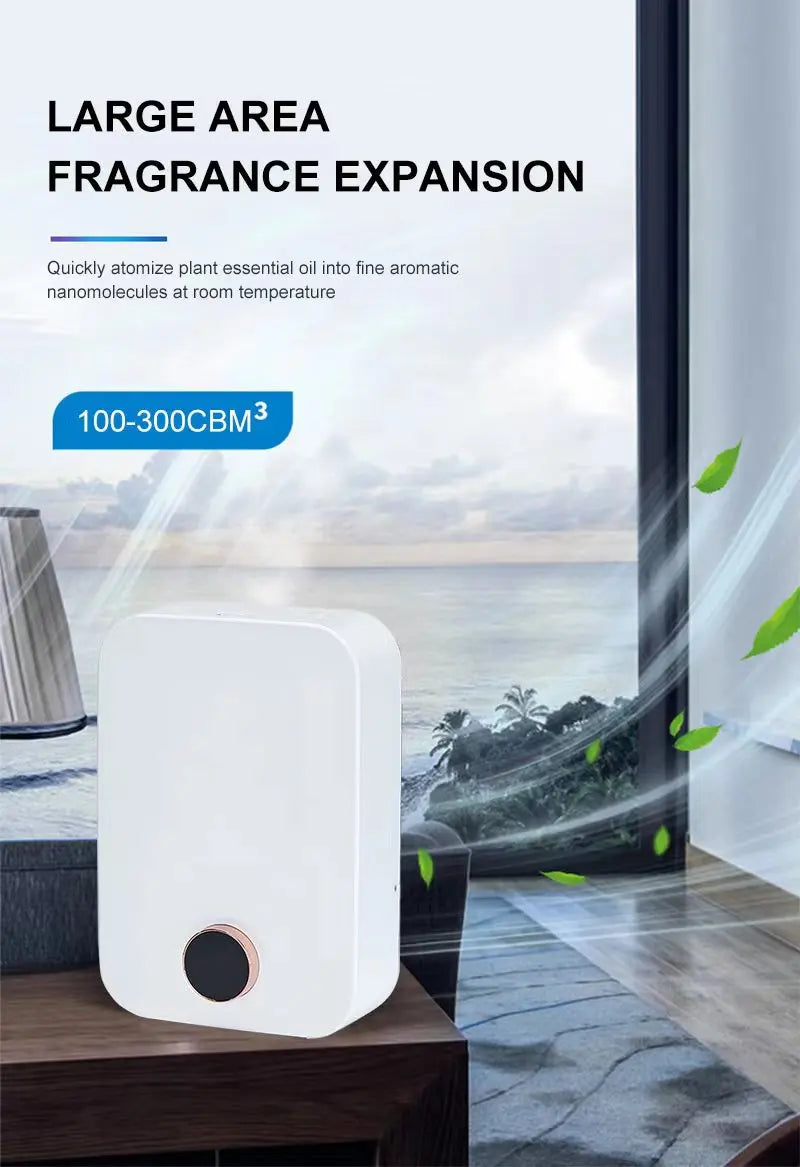 Smart Scent Air Machine For Home Hotel Collection Diffuser Wall Mounted Aroma Diffuser 150ML Waterless Essential Oil Diffuser