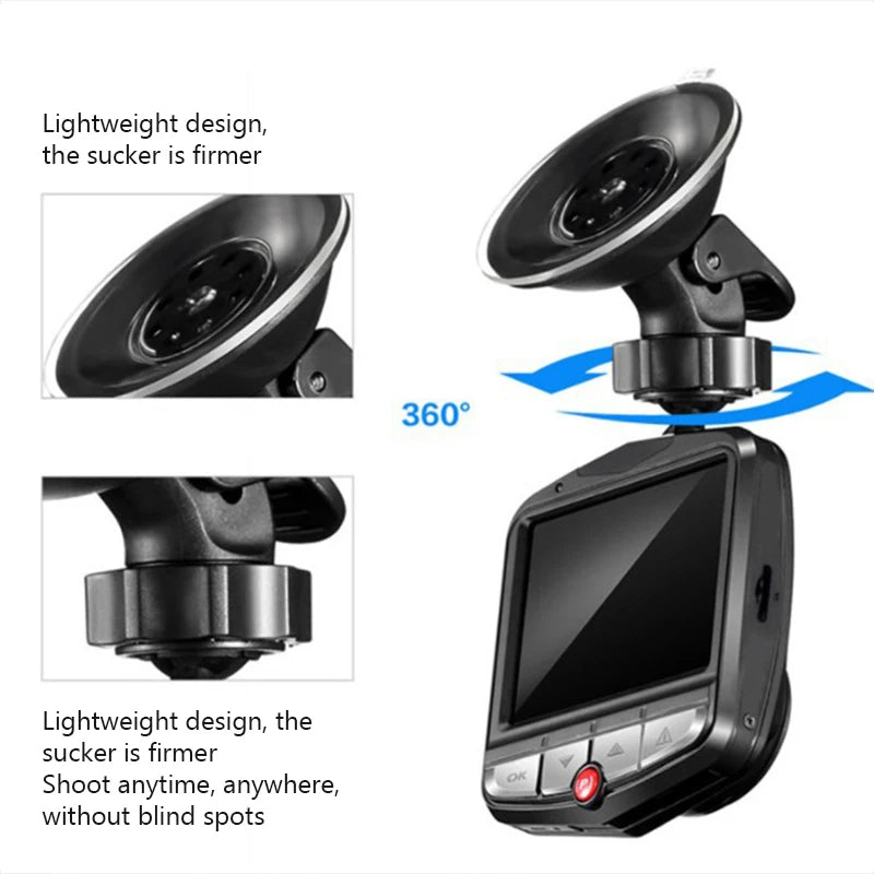 New Car Camera HD 1080P 2MP Dashcam DVR Recorder Dash Cam Car DVR Auto Rear View Camera Vehical Car Cam of Mirror Recorder
