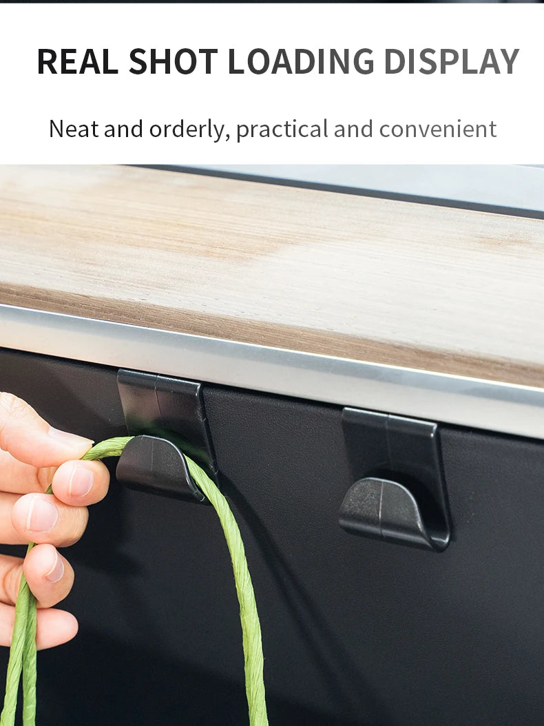 Glove Box Hook for Tesla Model 3 Y Umbrella Handbag Shopping Bag Hooks Storage Stowing Tidying Car Accessories Modely 2PCS ABS