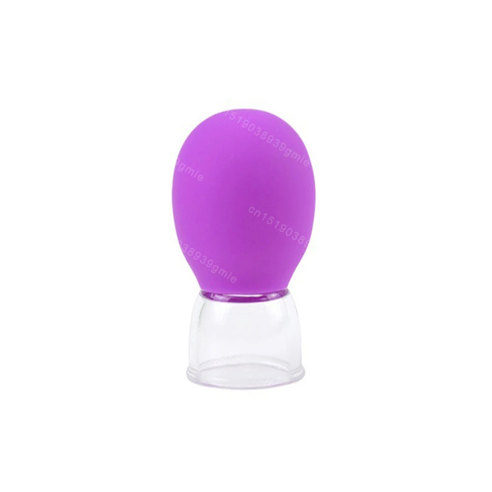 Silicone Vacuum Cupping Massage Jars Anti Cellulite Massage Facial Suction Cups Face Neck Lift Skin Scraping Guasha Anti Wrinkle
