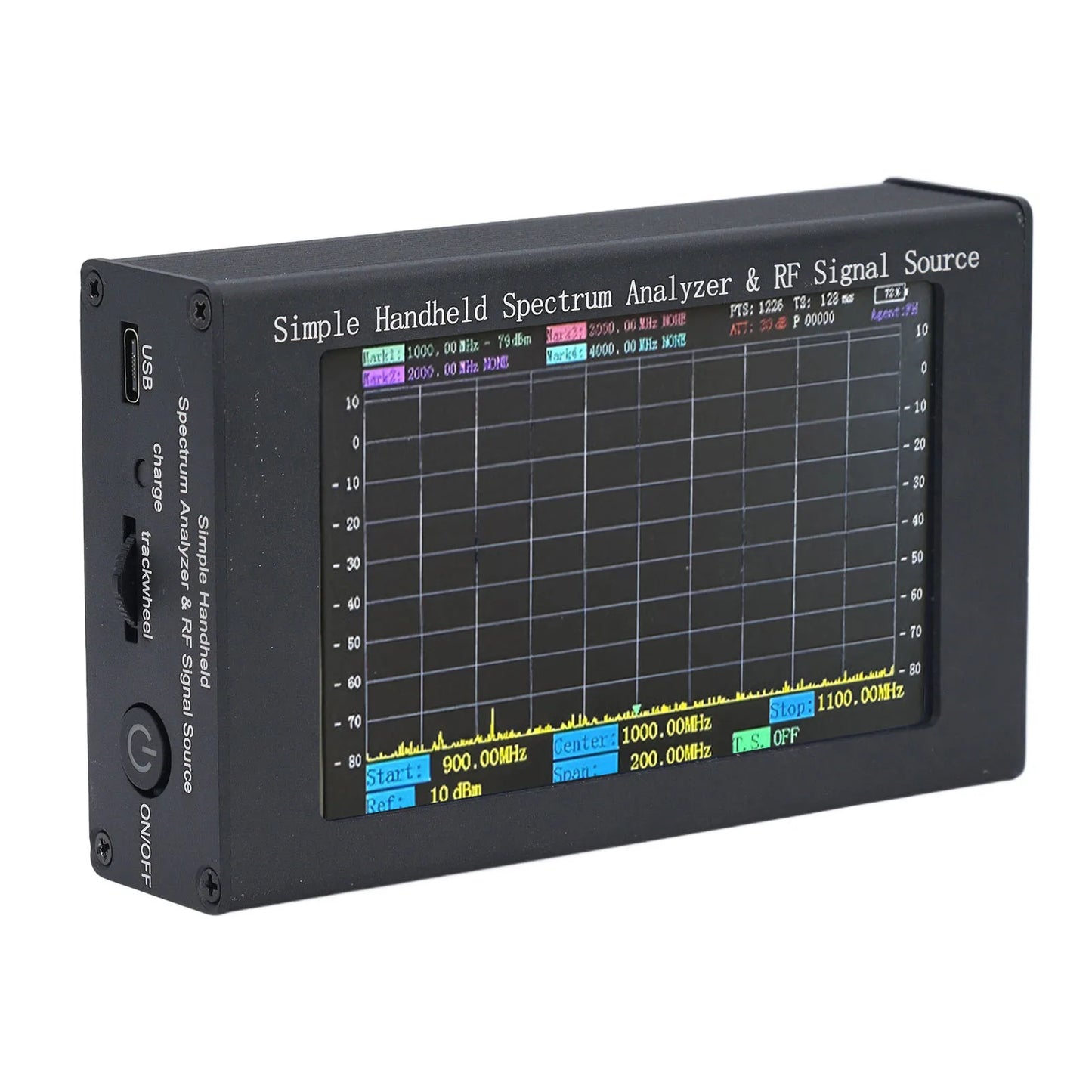 Frequency Analyzer Spectrum Analyzer 35MHz To 6000MHz 4.3 Inch Color Screen Handheld Spectrum Analyzer and Generator