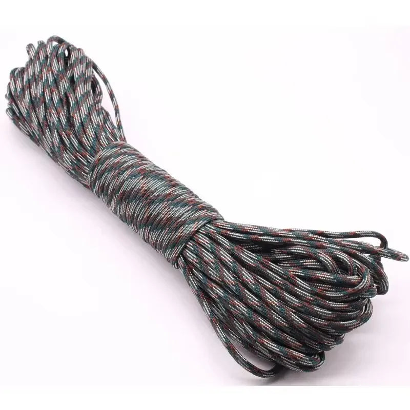 9 Cores 550 Paracord Cord 5 15 30 M Dia.4mm For Outdoor Camping Survival Lanyard Parachute Rope Hiking Tent Accessories