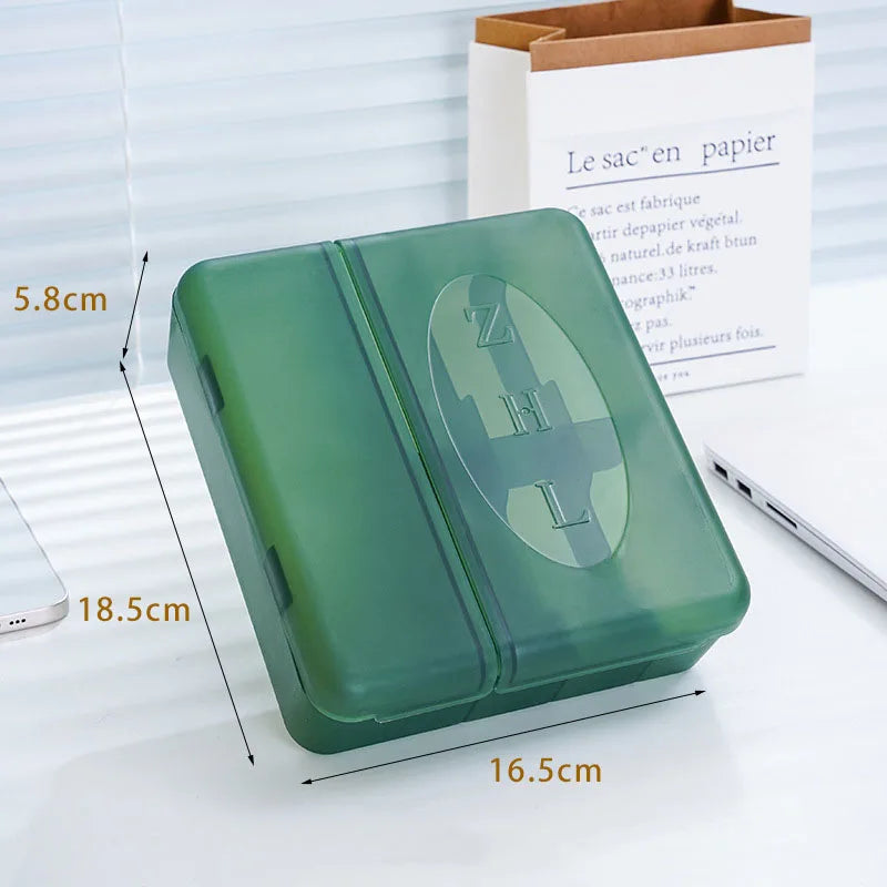 Large Storage Box for Chargers, Cables, Adapters and Accessories with Customizable Dividers, Charger and Cable Storage Box