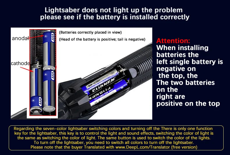 2PCS 2-in-1 Laser Sword Red and Blue Double Saber Transformation Children's Gift Cosplay Weapon Boy Toy