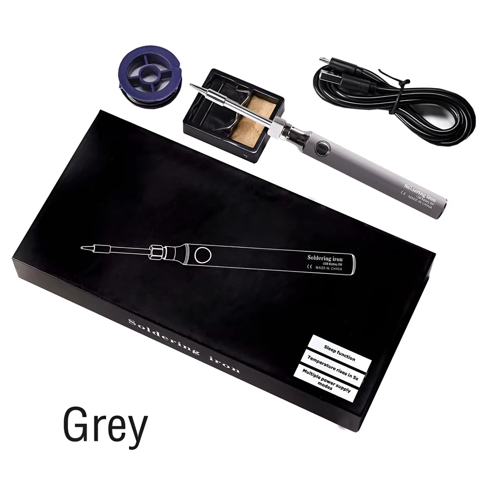 Wireless Charging Electric Soldering Iron Solder Iron USB 5V8W Fast Charging lithium battery Portable Repair Welding Tools