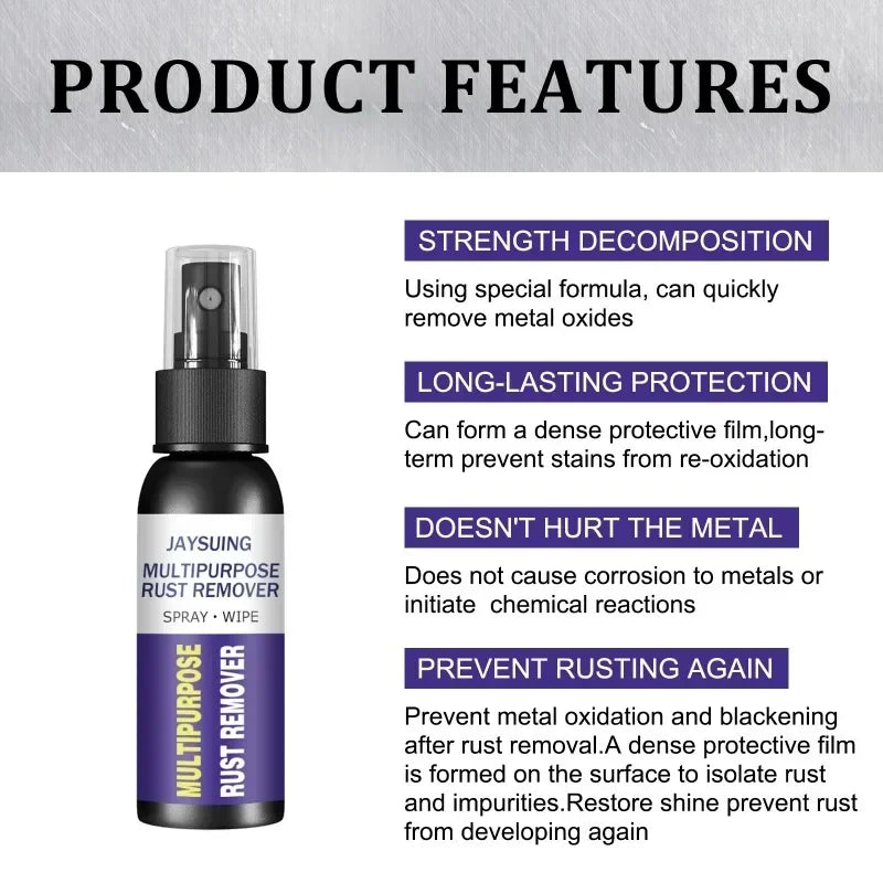 50ml Multifunctional Car Anti-Rust Remover Parts Maintenance Agent Cleani Derusting Spray Cleaner Metal Rust Remover Tool
