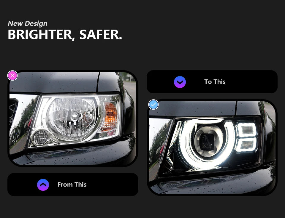 Car Lights for Nissan Patrol Y61 LED Headlight 2005-2022 Head Lamp Drl Dynamic Signal Projector Lens Automotive Accessories