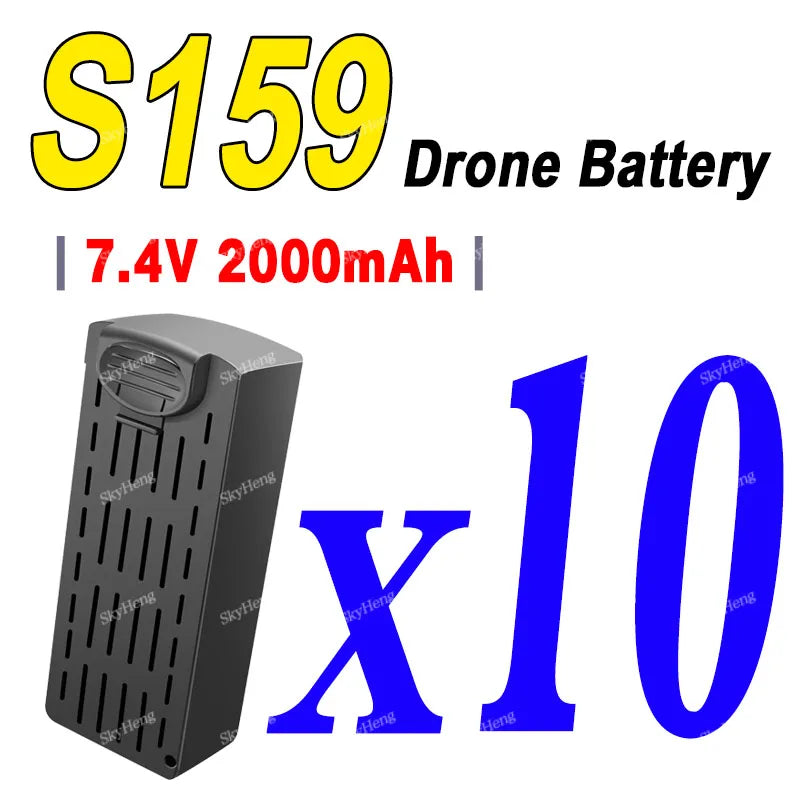Original S159 8K 5G GPS Drone Battery 7.4V 2200mAh Battery For S159 Aerial Spare Battery Accessories Parts