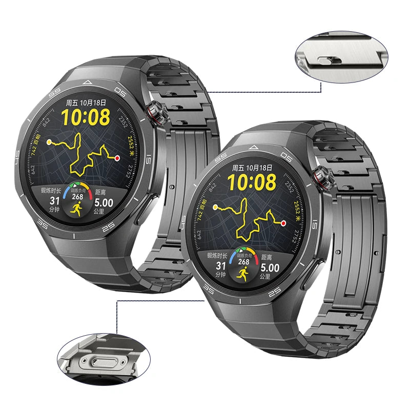 Original No Gaps Luxury Titanium Strap for Huawei Watch GT Pro