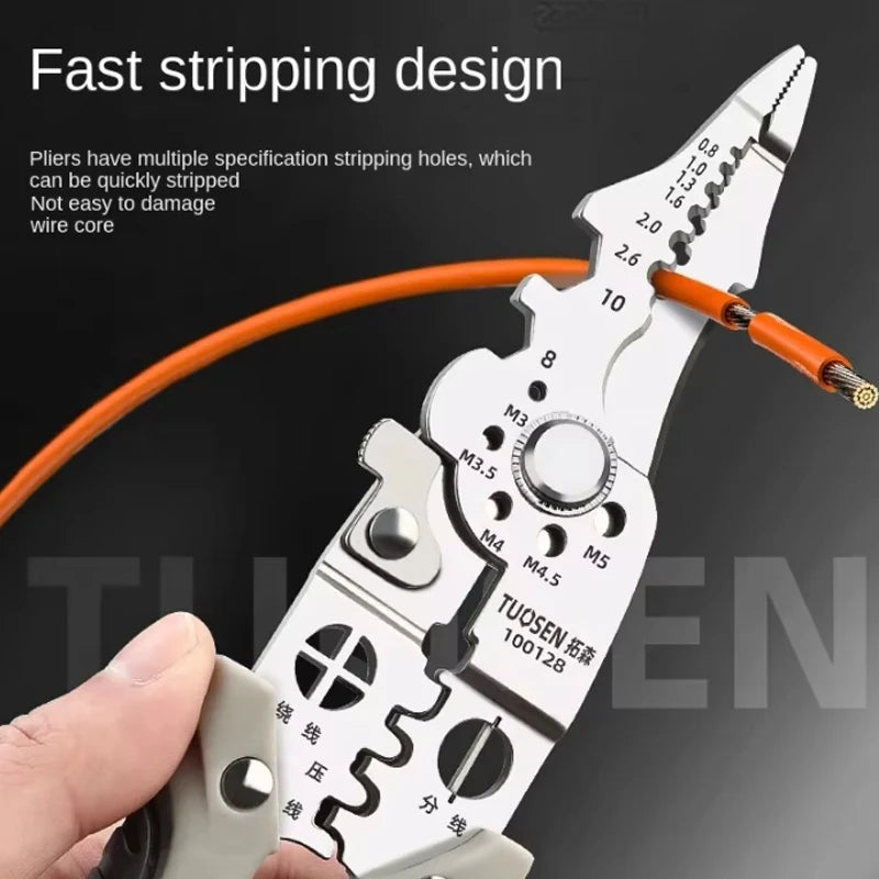 Pliers, multi-functional electrical pliers, wire stripping pliers, electrical special