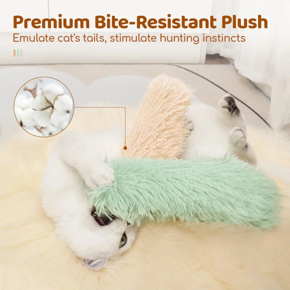 plus HC ATC and WTO Take Your Cat With You PS ELF-Hi Chew Toy Strip Pillow Funny Cat Toy Soft Interactive Cat Toy K Ten Peel Ed