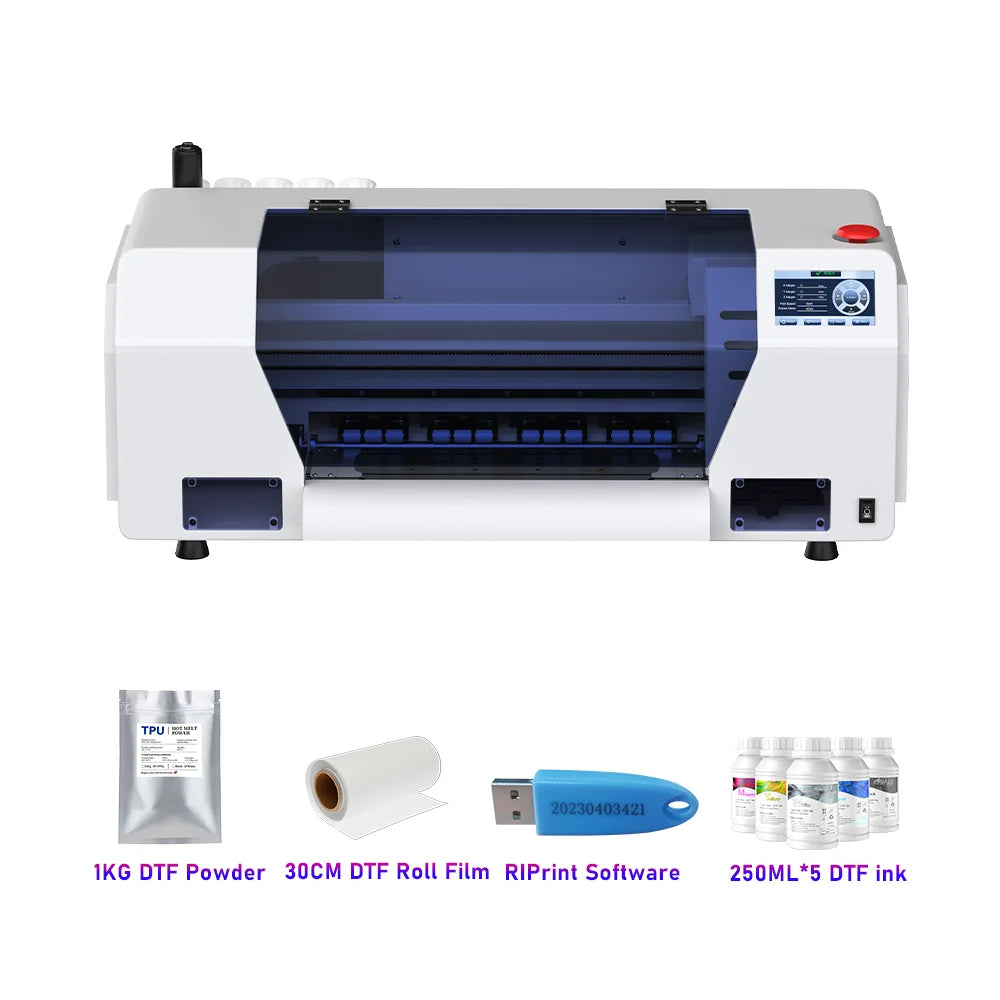 OYfame 33CM DTF Printer A3 For Epson XP600 Directly To Film a3 tshirt printing machine a3 Impresora Dtf with DTF shaking machine
