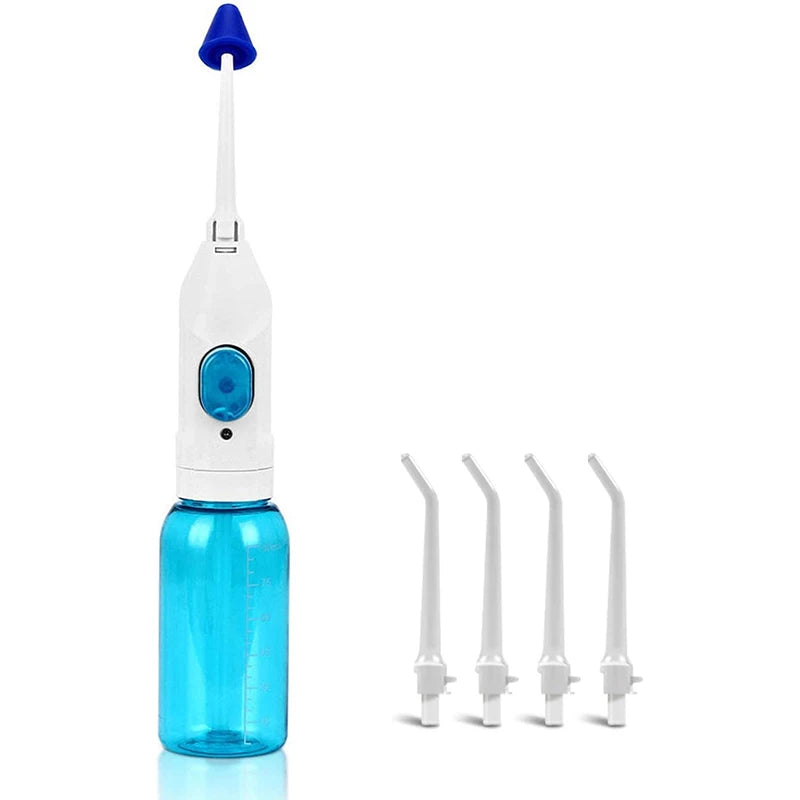 Portable Oral Irrigator Water Flosser Dental Water Toothbrush Toothpick Nasal Irrigator Implement Teeth Cleaner Water Flossers F