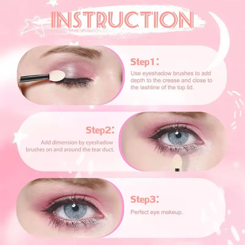 【Hot sales】Eyeshadow Stick Double Head Latex Sponge Disposable Eyeshadow Brush Portable Smudge Eye Nail Brush Beauty Kit