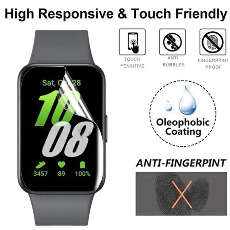 1-5PCS Hydrogel Film For Samsung Galaxy Fit 3 Clear HD Screen Protector Anti-Scratch for Galaxy Fit3 Protective Film Not Glass