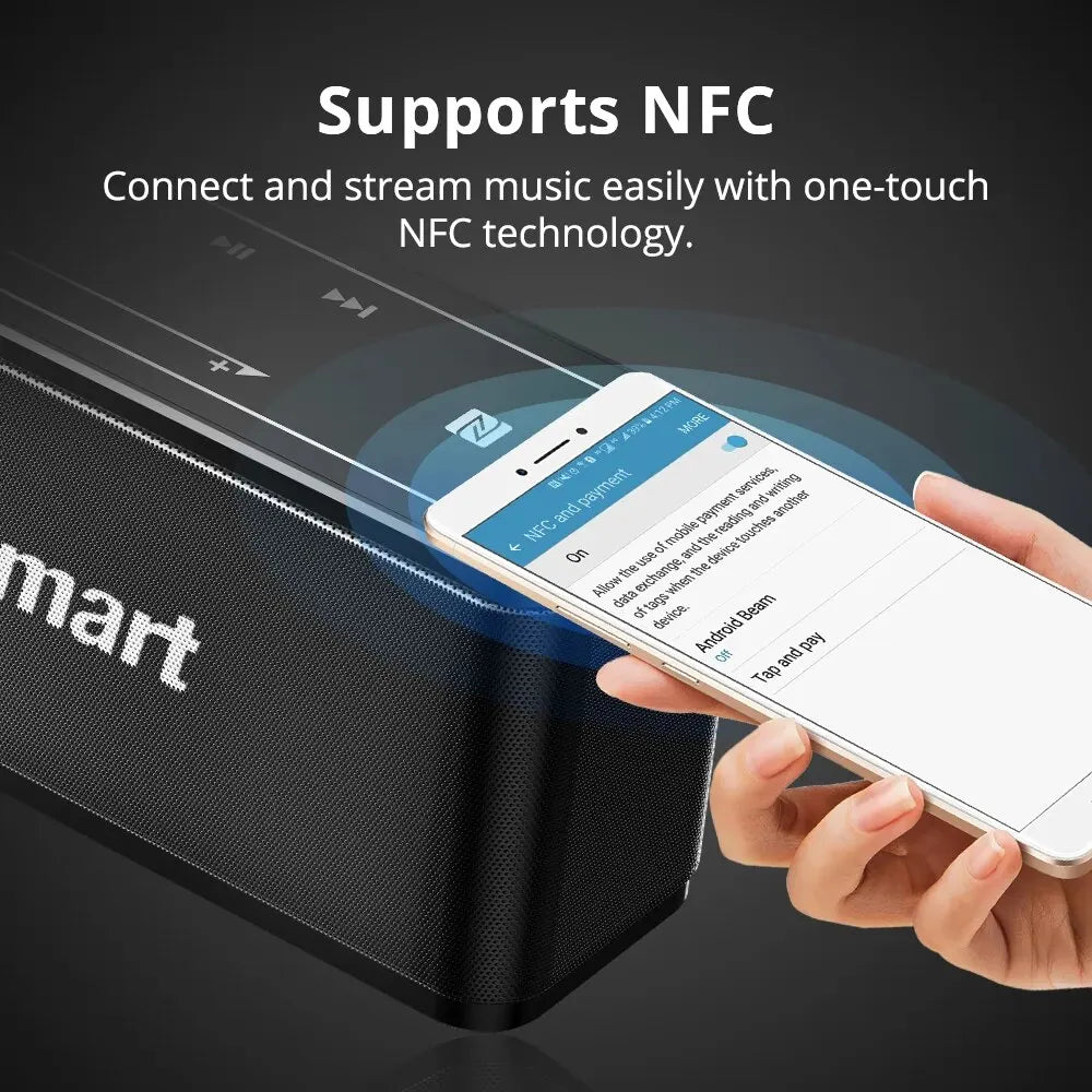 Tronsmart Mega Speaker 40W Bluetooth Speaker with Touch Control Soundbar Support Voice Assistant,NFC,MicroSD